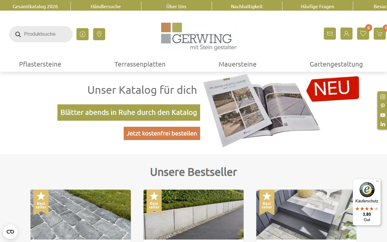 Screenshot gerwing.de