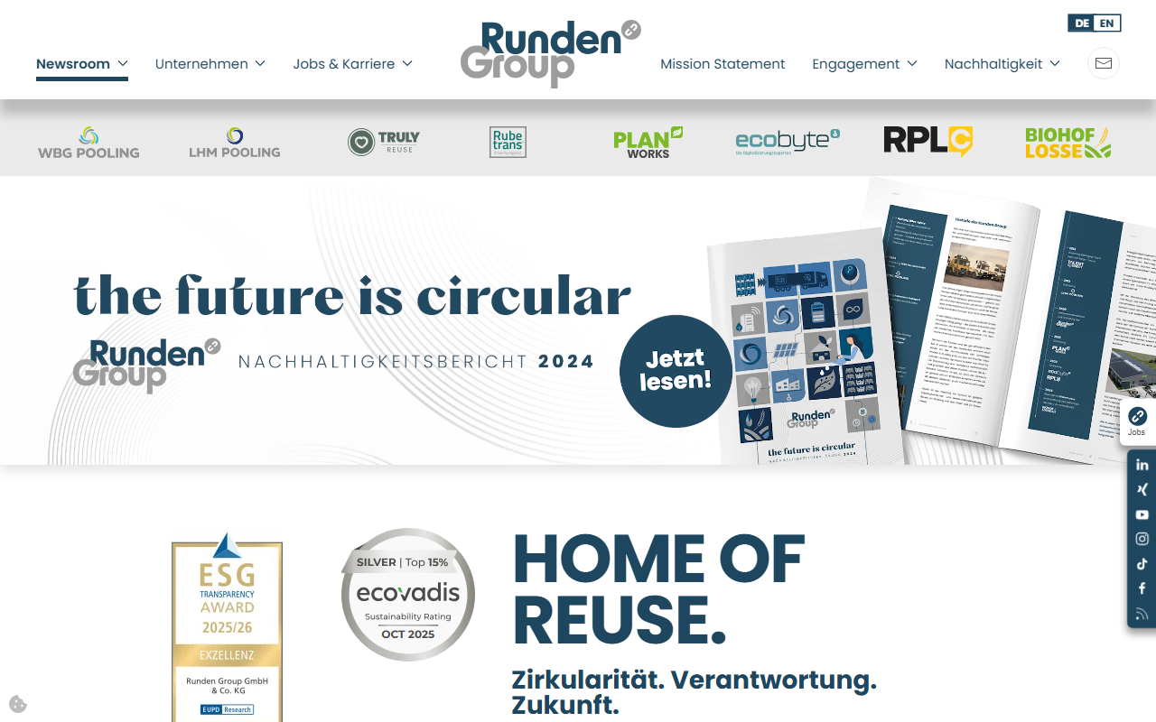 Screenshot runden-group.eu